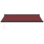 Toldo retráctil manual burdeos 400x300 cm by , Awnings - Ref: Foro24-3215320, Price: 465,70 €, Discount: -5%%