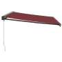 Toldo retráctil manual burdeos 400x300 cm by , Awnings - Ref: Foro24-3215320, Price: 465,70 €, Discount: -5%%