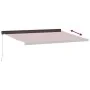 Toldo retráctil manual burdeos 400x300 cm by , Awnings - Ref: Foro24-3215320, Price: 465,70 €, Discount: -5%%