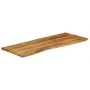 Tablero de mesa borde natural madera maciza mango 140x60x3,8 cm by , Table tops - Ref: Foro24-370793, Price: 124,25 €, Discou...