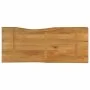 Tablero de mesa borde natural madera maciza mango 140x60x3,8 cm by , Table tops - Ref: Foro24-370793, Price: 124,25 €, Discou...