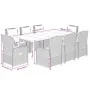 Set comedor de jardín 9 pzas con cojines ratán sintético beige von , Gartensets - Ref: Foro24-3262881, Preis: 1,00 €, Rabatt:...