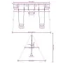 Juego de columpios de exterior con columpios y trapecio von , Schaukeln und Spielgeräte - Ref: Foro24-3283599, Preis: 148,00 ...
