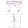Juego de columpios de exterior con trapecio y escalera von , Schaukeln und Spielgeräte - Ref: Foro24-3283602, Preis: 154,06 €...