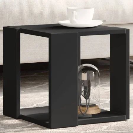 Mesa de centro madera de ingeniería negra 32x32x30 cm de , Mesas de centro - Ref: Foro24-848144, Precio: 29,37 €, Descuento: ...