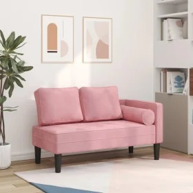 Sofá diván con cojines terciopelo rosa von , Tagesbetten - Ref: Foro24-4007574, Preis: 163,82 €, Rabatt: -5%%