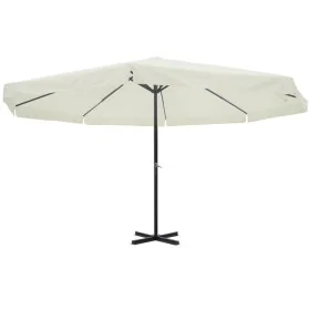Sombrilla aluminio blanco 500 cm by , Umbrellas - Ref: Foro24-40301, Price: 271,54 €, Discount: -5%%