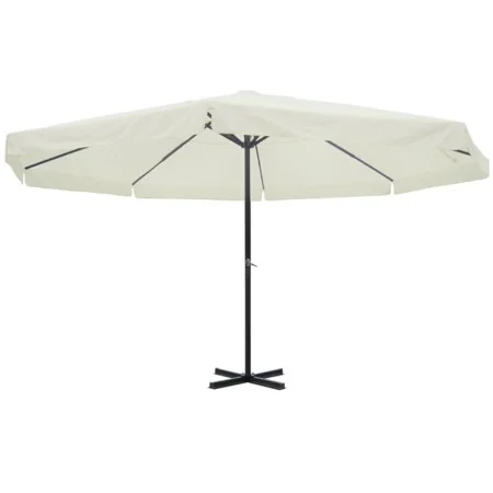 Sombrilla aluminio blanco 500 cm von , Sonnenschirme - Ref: Foro24-40301, Preis: 276,92 €, Rabatt: -5%%