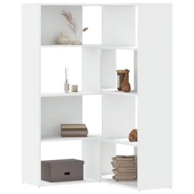 Estantería de esquina 4 niveles madera blanco 85x85x140 cm by , Bookcases and shelves - Ref: Foro24-3307810, Price: 166,27 €,...
