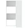 Estantería de esquina 4 niveles madera blanco 85x85x140 cm by , Bookcases and shelves - Ref: Foro24-3307810, Price: 166,27 €,...