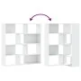 Estantería de esquina 4 niveles madera blanco 85x85x140 cm by , Bookcases and shelves - Ref: Foro24-3307810, Price: 166,27 €,...
