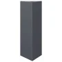 Jardinera triangular acero gris antracita 30x26x75 cm by , Pots and planters - Ref: Foro24-851147, Price: 63,34 €, Discount: ...
