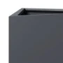 Jardinera triangular acero gris antracita 30x26x75 cm by , Pots and planters - Ref: Foro24-851147, Price: 63,34 €, Discount: ...