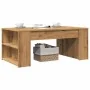 Mesa de centro madera ingeniería roble artesanal 102x55x42cm by , Coffee table - Ref: Foro24-856025, Price: 72,02 €, Discount...