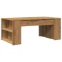 Mesa de centro madera ingeniería roble artesanal 102x55x42cm by , Coffee table - Ref: Foro24-856025, Price: 72,02 €, Discount...
