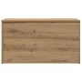 Baúl de almacenaje madera ingeniería roble artisan 84x42x46 cm by , Storage trunks - Ref: Foro24-856569, Price: 87,01 €, Disc...
