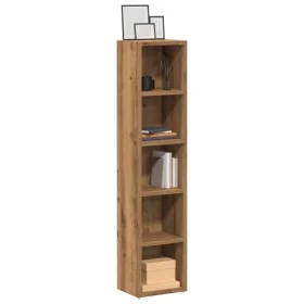 Estanterías de CD 2 uds madera roble artisan 21x16x93,5 cm von , CD- und DVD-Speicher - Ref: Foro24-855839, Preis: 56,71 €, R...