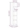 Estanterías de CD 2 uds madera roble artisan 21x16x93,5 cm by , CD and DVD storage - Ref: Foro24-855839, Price: 58,49 €, Disc...