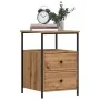 Mesita de noche madera ingeniería roble artisan 34x35,5x50 cm von , Nachttische - Ref: Foro24-857260, Preis: 63,42 €, Rabatt:...