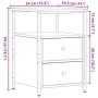 Mesita de noche madera ingeniería roble artisan 34x35,5x50 cm von , Nachttische - Ref: Foro24-857260, Preis: 63,42 €, Rabatt:...