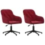 Sillas de comedor giratorias 2 unidades terciopelo rojo tinto von , Essstühle - Ref: Foro24-3103382, Preis: 178,38 €, Rabatt:...
