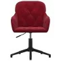 Sillas de comedor giratorias 2 unidades terciopelo rojo tinto von , Essstühle - Ref: Foro24-3103382, Preis: 178,38 €, Rabatt:...