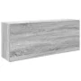 Armario de pared baño madera ingeniería gris sonoma 100x25x40cm von , Badezimmerwaschtische - Ref: Foro24-860108, Preis: 74,5...