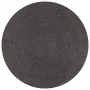 Alfombra de yute tejida a mano redonda gris 150 cm by , Rugs - Ref: Foro24-133667, Price: 71,01 €, Discount: -5%%