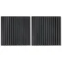 Paneles acústicos de pared 2 uds listones 60,5x60 cm by , Wall covering - Ref: Foro24-42002581, Price: 46,03 €, Discount: -5%%
