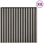 Paneles acústicos de pared 8 uds listones 60,5x60 cm by , Wall covering - Ref: Foro24-42002583, Price: 141,85 €, Discount: -5%%