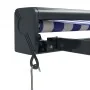 Toldo retráctil aluminio y tela azul y blanco 3,5x2,5 m by , Awnings - Ref: Foro24-3154547, Price: 502,67 €, Discount: -5%%