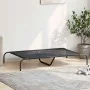 Cama elevada para perros negra 130x80x20 cm textilene y acero | Foro24.es | Tu tienda online para hogar, jardín y más Foro24.es