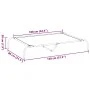 Cama elevada para perros negra 130x80x20 cm textilene y acero | Foro24.es | Tu tienda online para hogar, jardín y más Foro24.es