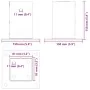 Bases para postes cuadradas 4 uds. Plata 81x81 mm | Foro24.es | Tu tienda online para hogar, jardín y más Foro24.es