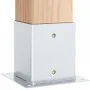 Bases para postes cuadradas 12 uds. Plata 121x121 mm von , Zaunpfosten - Ref: Foro24-42000015, Preis: 88,46 €, Rabatt: -5%%