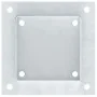 Bases para postes cuadradas 12 uds. Plata 121x121 mm von , Zaunpfosten - Ref: Foro24-42000015, Preis: 88,46 €, Rabatt: -5%%