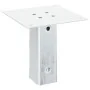 Bases para postes cuadradas 12 uds. Plata 46x46 mm | Foro24.es | Tu tienda online para hogar, jardín y más Foro24.es
