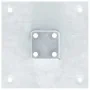 Bases para postes cuadradas 12 uds. Plata 46x46 mm | Foro24.es | Tu tienda online para hogar, jardín y más Foro24.es