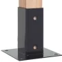 Bases para postes cuadradas 4 uds. Antracita 61x61 mm von , Zaunpfosten - Ref: Foro24-42000022, Preis: 22,26 €, Rabatt: -5%%