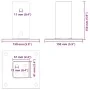 Bases para postes cuadradas 4 uds. Antracita 61x61 mm von , Zaunpfosten - Ref: Foro24-42000022, Preis: 22,26 €, Rabatt: -5%%