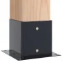 Bases para postes cuadradas 4 uds. Antracita 141x141 mm von , Zaunpfosten - Ref: Foro24-42000034, Preis: 40,20 €, Rabatt: -5%%