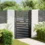 Puerta de jardín con cerradura de aluminio negra 100x150 cm | Foro24.es | Tu tienda online para hogar, jardín y más Foro24.es