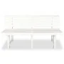 Banco de jardín plástico blanco 145,5 cm | Foro24.es | Tu tienda online para hogar, jardín y más Foro24.es