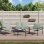 Juego muebles de jardín 4 pzas y cojines acero gris antracita von , Gartensets - Ref: Foro24-3188016, Preis: 386,76 €, Rabatt...