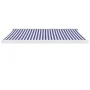 Toldo retráctil aluminio y tela azul y blanco 3,5x2,5 m by , Awnings - Ref: Foro24-3154522, Price: 440,69 €, Discount: -5%%