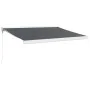 Toldo retráctil aluminio y tela gris antracita 3x2,5 m by , Awnings - Ref: Foro24-3154536, Price: 375,49 €, Discount: -5%%