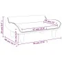 Sofá para niños de terciopelo crema 70x40x24 cm von , Baby- und Kleinkindmöbel - Ref: Foro24-3196355, Preis: 60,77 €, Rabatt:...