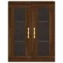 Aparador alto madera contrachapada marrón roble 69,5x34x180 cm by , Sideboards - Ref: Foro24-3198392, Price: 183,70 €, Discou...