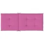 Cojín silla de jardín respaldo alto 2 uds tela rosa 120x50x3 cm von , Kissen für Stühle und Sofas - Ref: Foro24-361268, Preis...