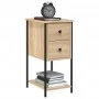Mesitas noche 2 uds madera ingeniería roble Sonoma 32x42x70 cm | Foro24.es | Tu tienda online para hogar, jardín y más Foro24.es